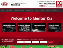 Tablet Screenshot of mentorkia.com